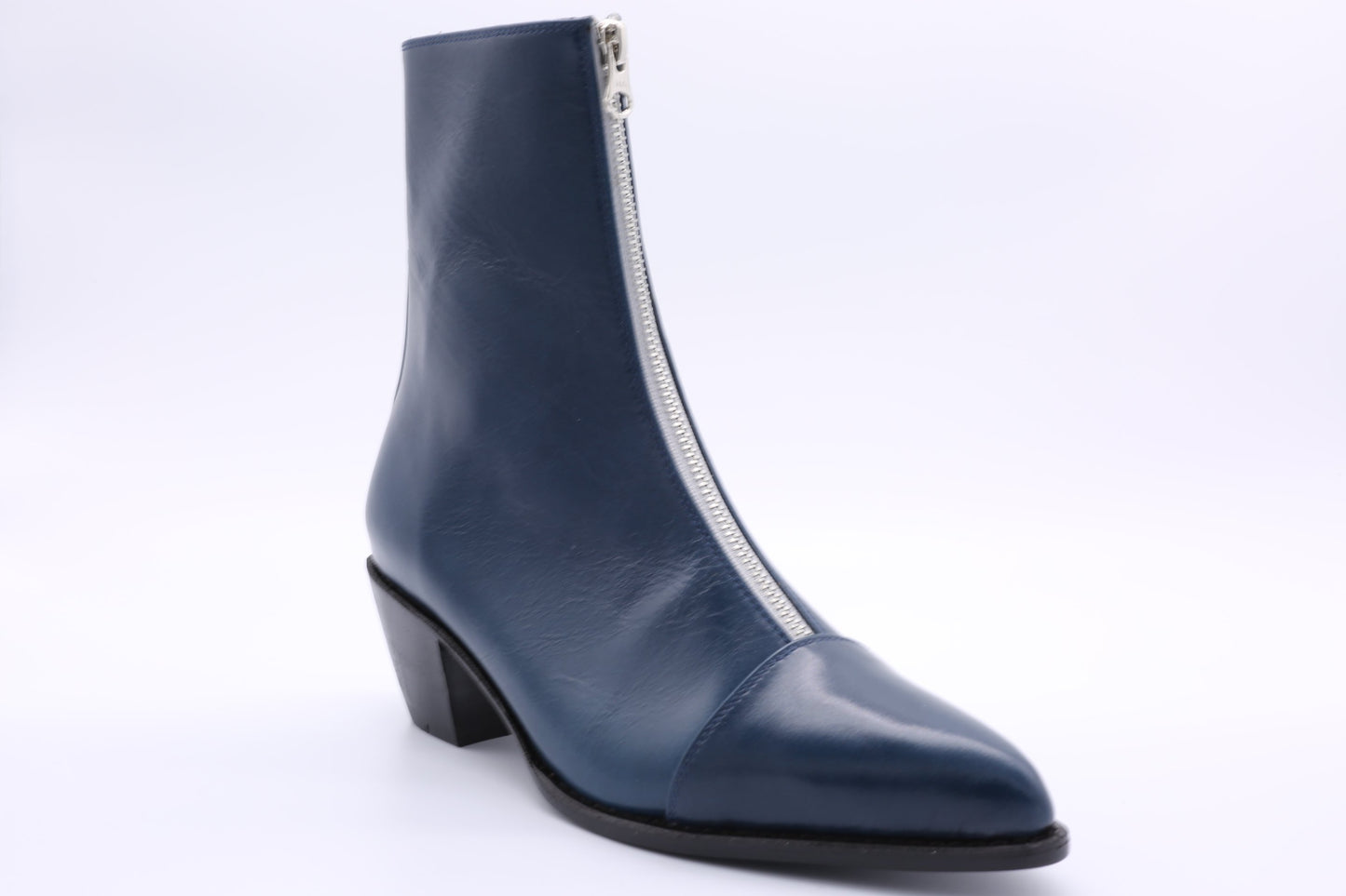 TOP ZIPPER ANKLE BOOTS RUBY