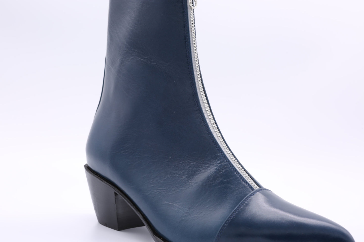 TOP ZIPPER ANKLE BOOTS RUBY