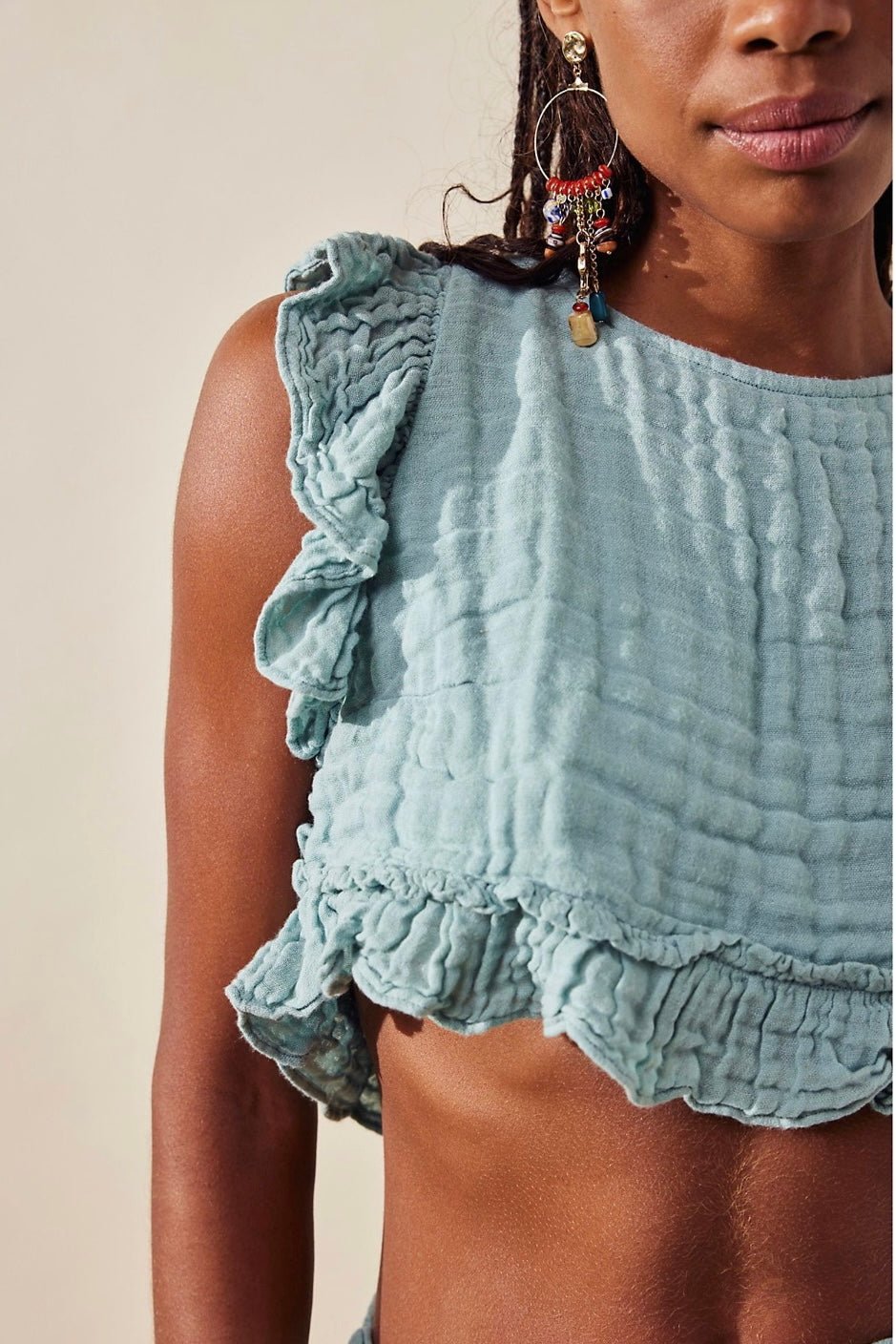 COTTON SET SPRING FEELING - sustainably made MOMO NEW YORK sustainable clothing, skirt slow fashion