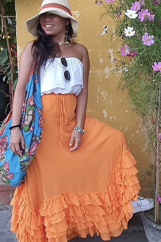COTTON SKIRT GABRIELA MOMO NEW YORK