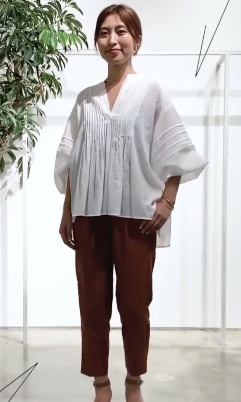 EASY TO WEAR COTTON TOP SUZAN - sustainably made MOMO NEW YORK sustainable clothing, slow fashion
