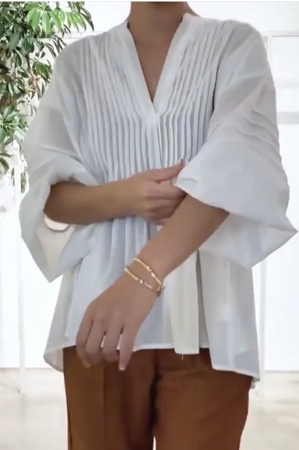 EASY TO WEAR COTTON TOP SUZAN - sustainably made MOMO NEW YORK sustainable clothing, slow fashion