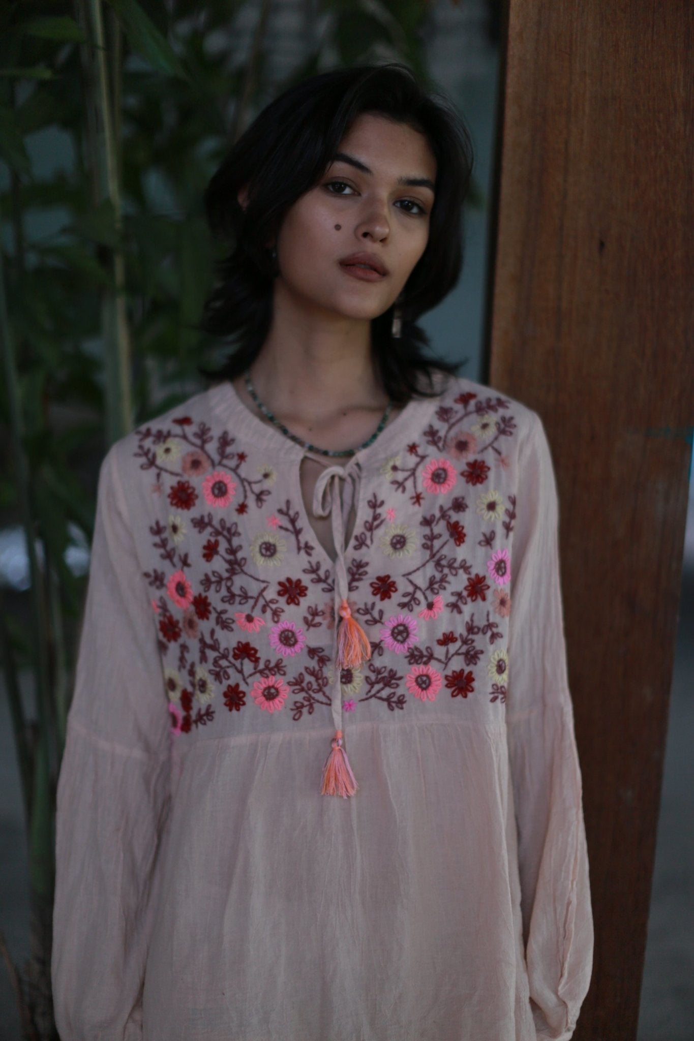 EMBROIDERED DRESS MALIKA MOMO NEW YORK