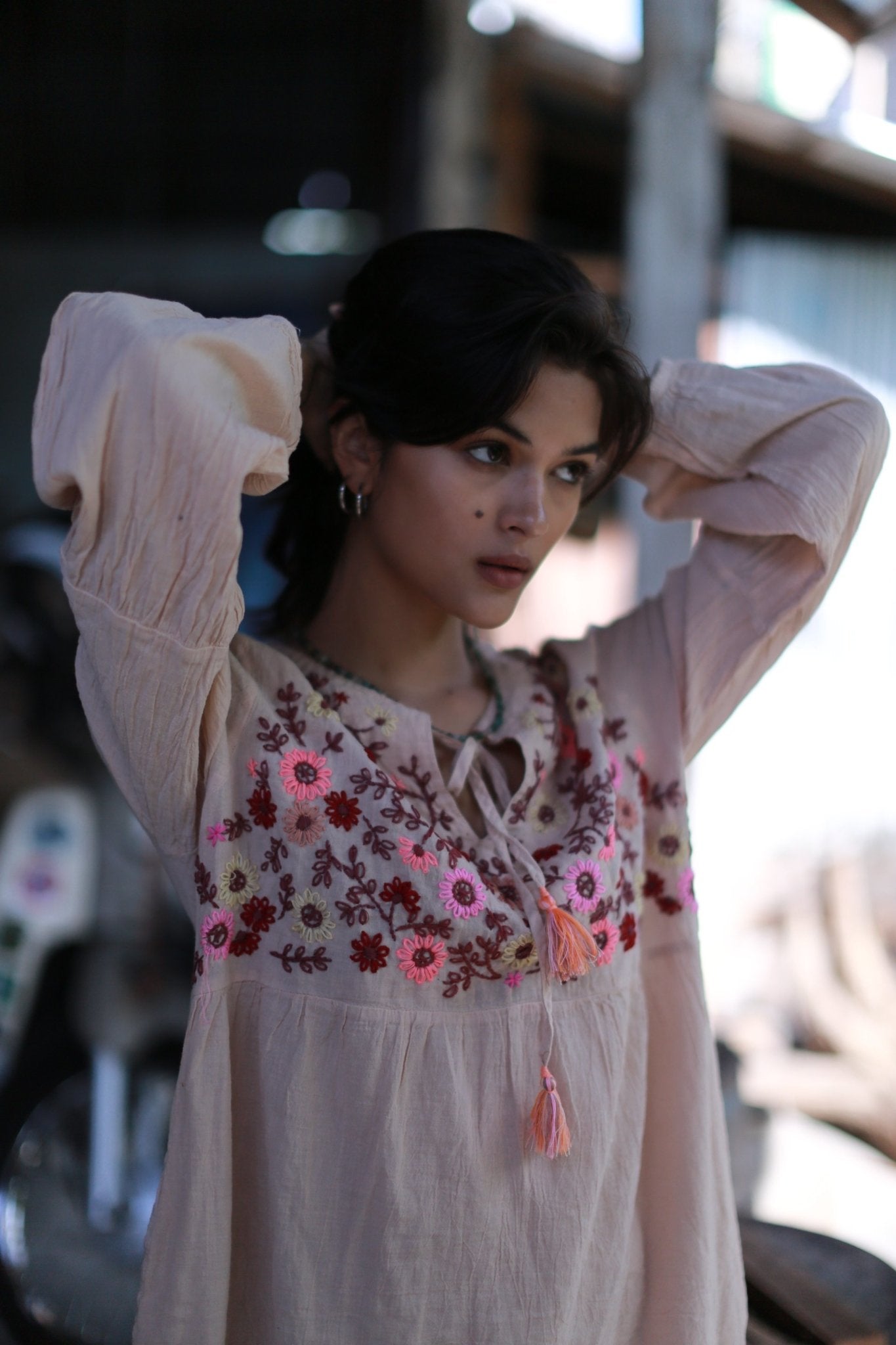 EMBROIDERED DRESS MALIKA MOMO NEW YORK