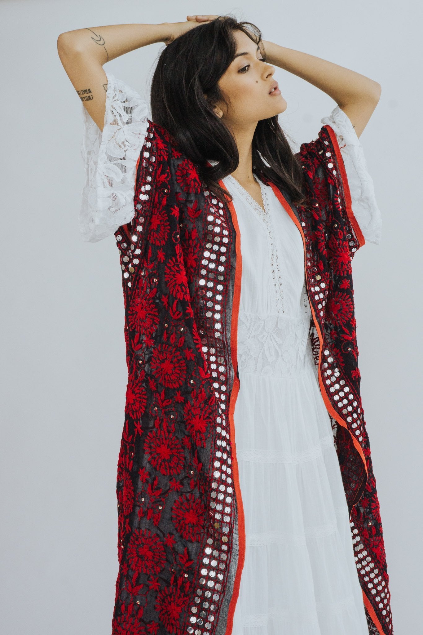 EMBROIDERED KAFTAN PILAR MOMO NEW YORK