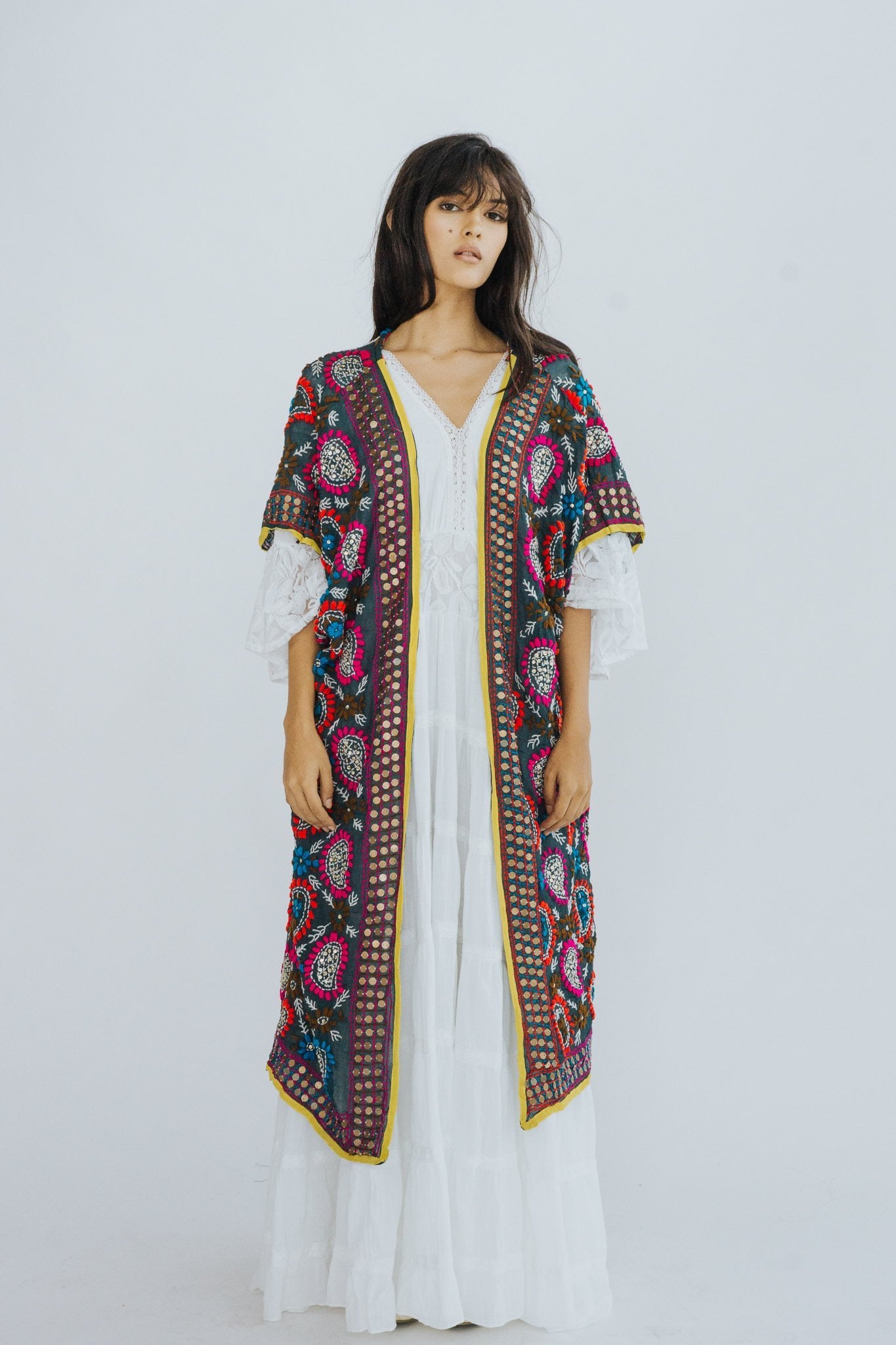 EMBROIDERED KAFTAN PILAR MOMO NEW YORK
