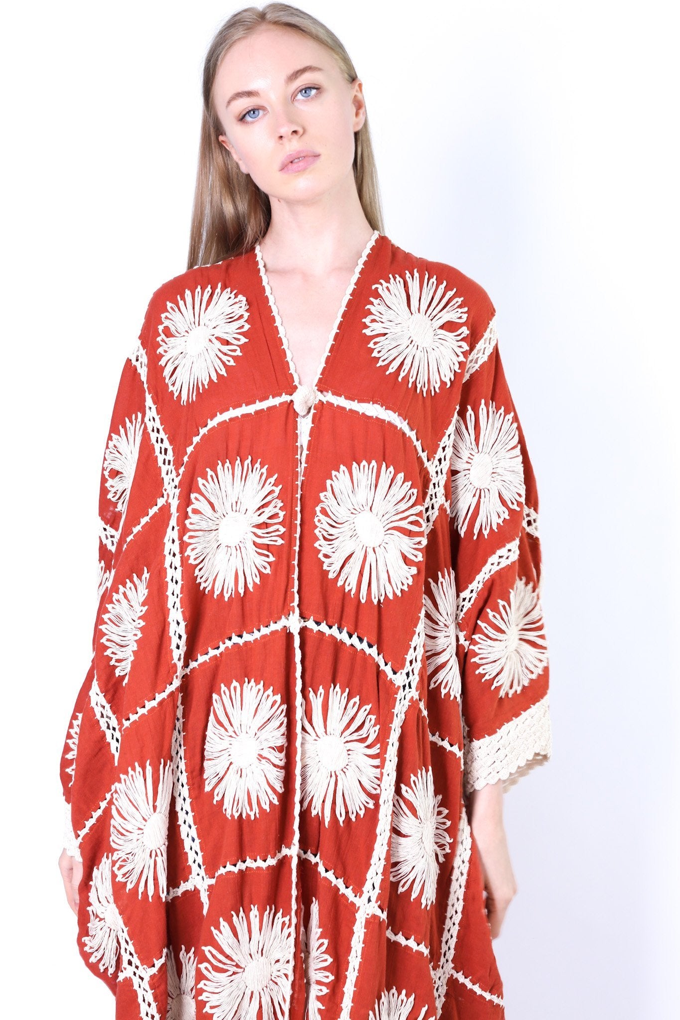 FLORA CROCHET KIMONO X FREE PEOPLE MOMO NEW YORK