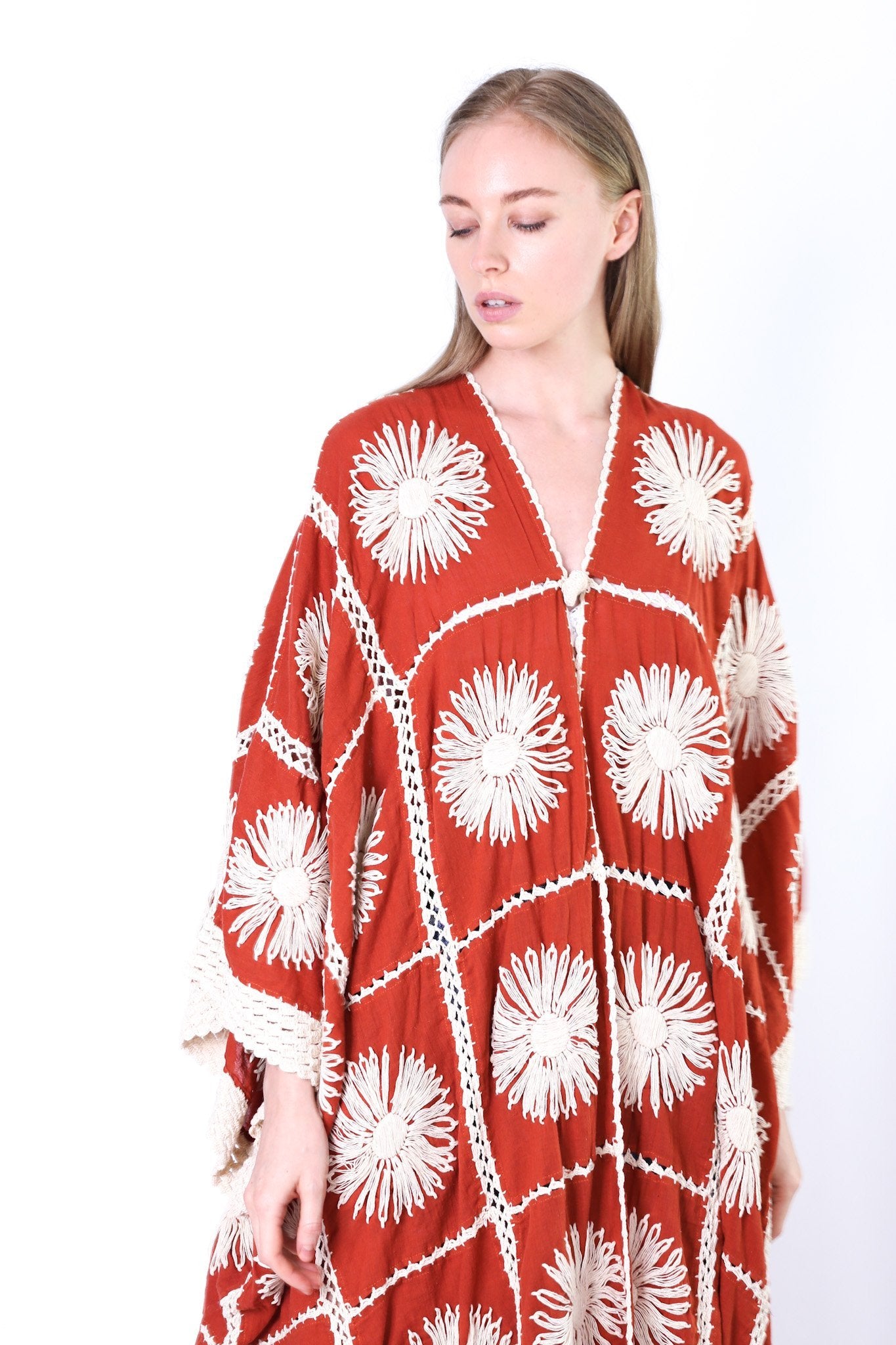 FLORA CROCHET KIMONO X FREE PEOPLE MOMO NEW YORK