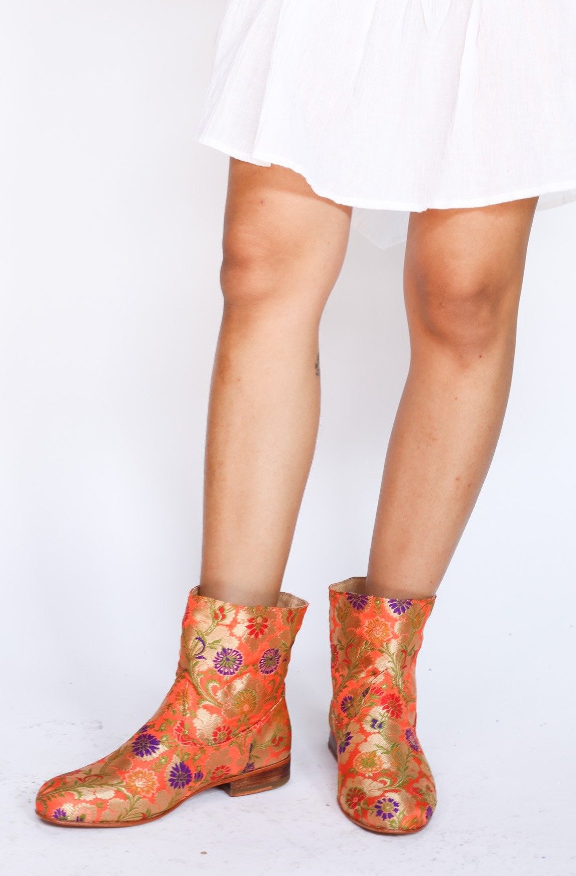 SILK ANKLE BOOTS JUDD