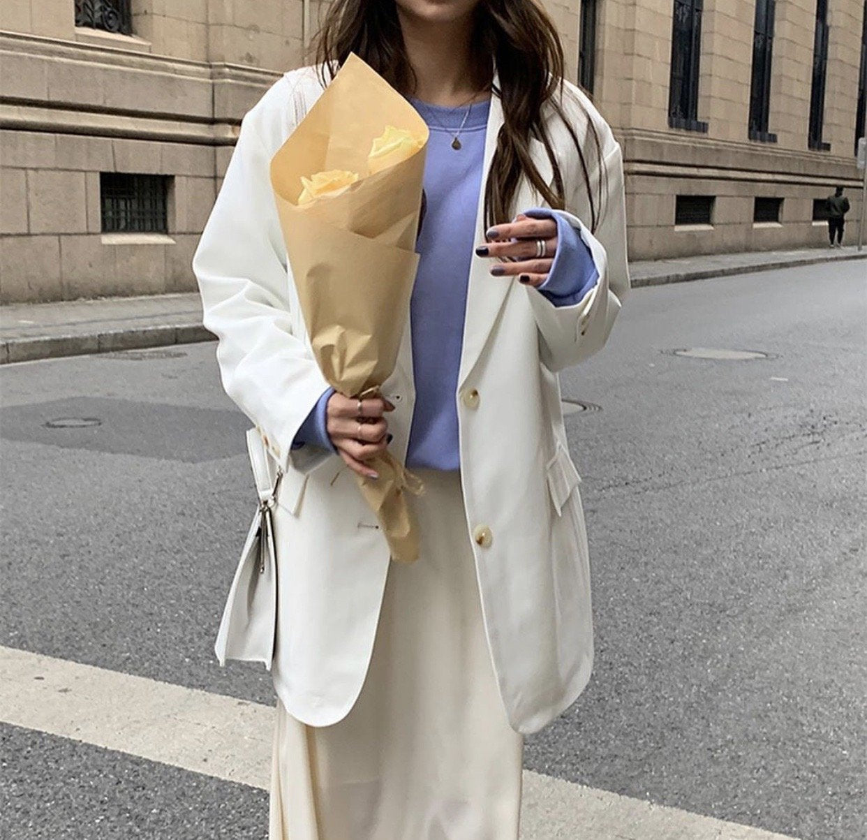 Ivory Spring blazer Bea