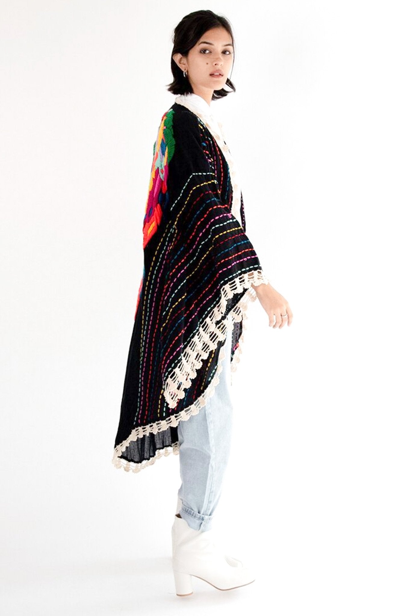 Kaftan Kimono Bila White MOMONEWYORK