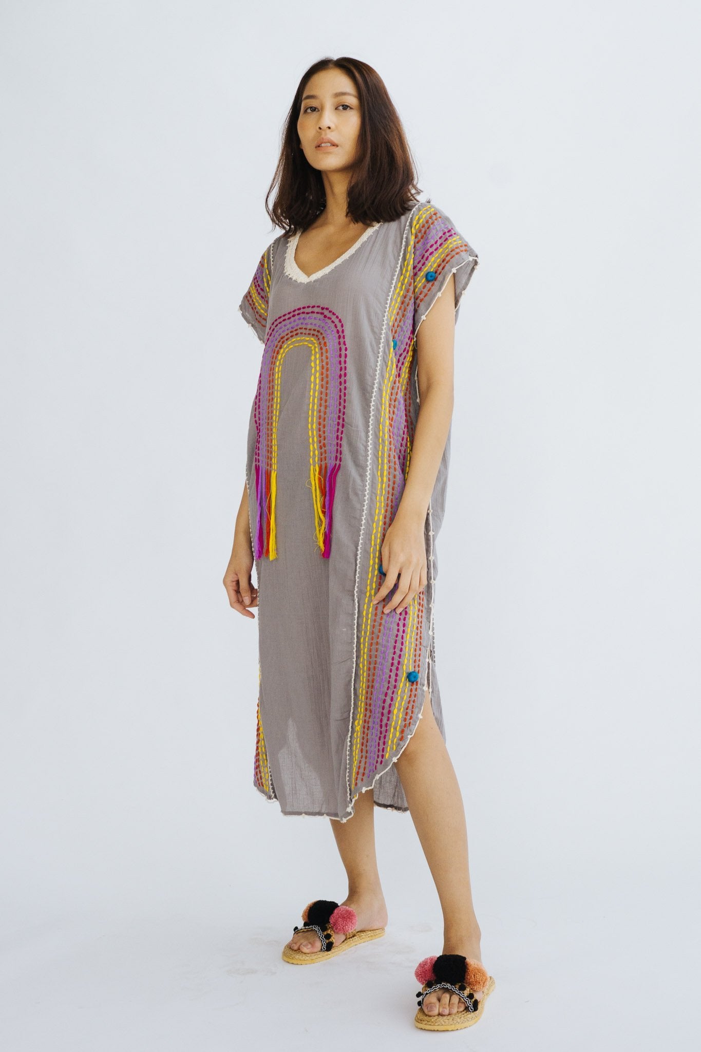 KAFTAN DRESS NUTSU MOMO NEW YORK