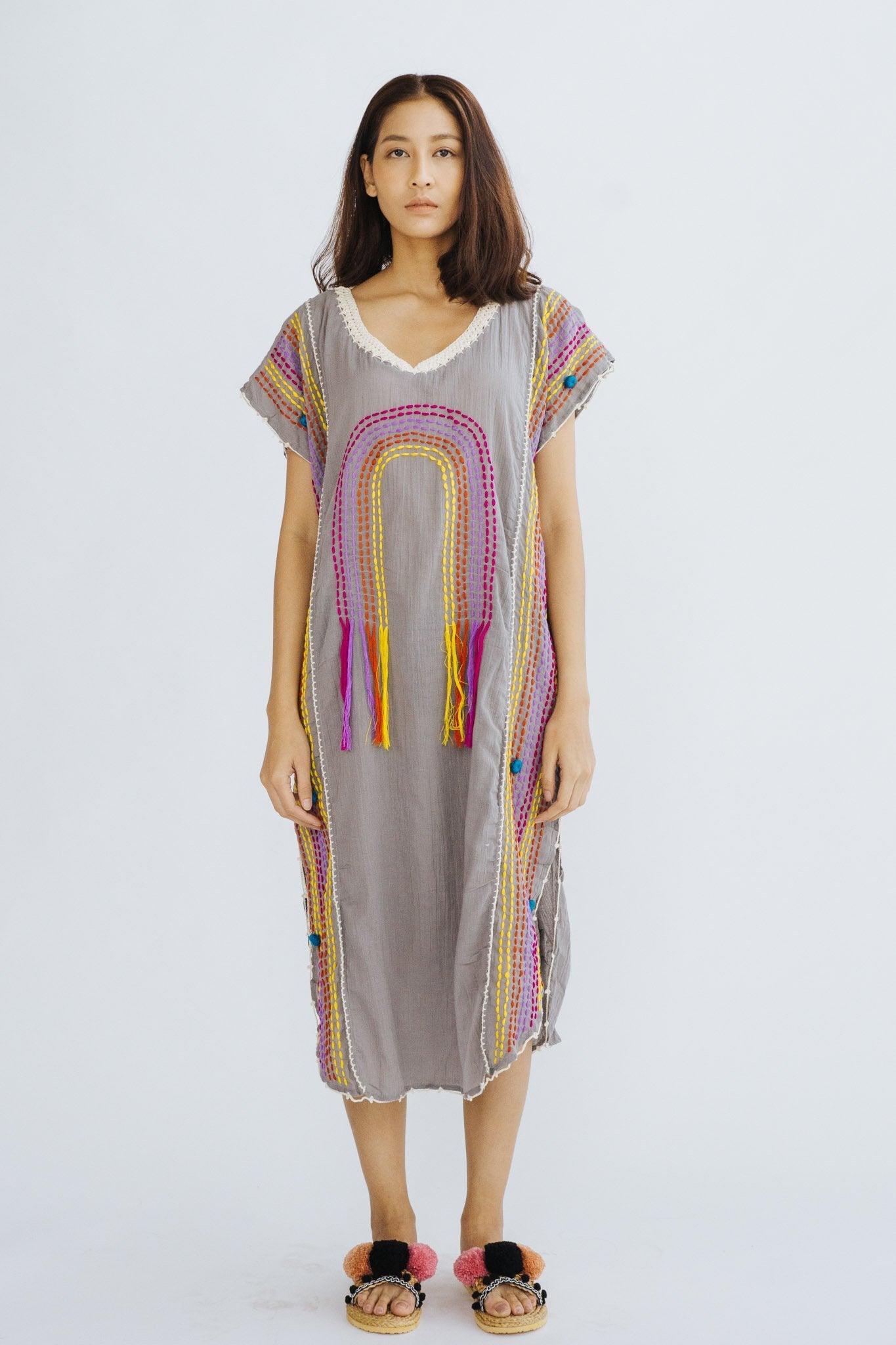 KAFTAN DRESS NUTSU MOMO NEW YORK