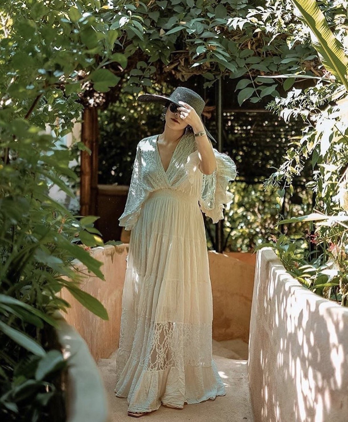 LACE COTTON DRESS CHIVA MOMO NEW YORK