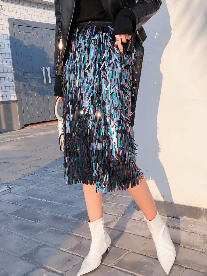 SEQUIN SKIRT MOMO NEW YORK