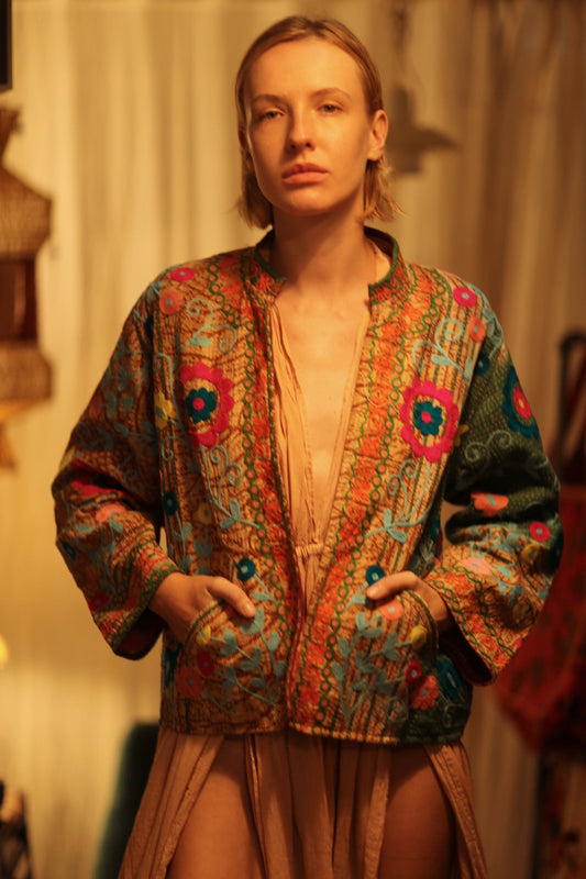 JACKET INGRID YONA EMBROIDERED