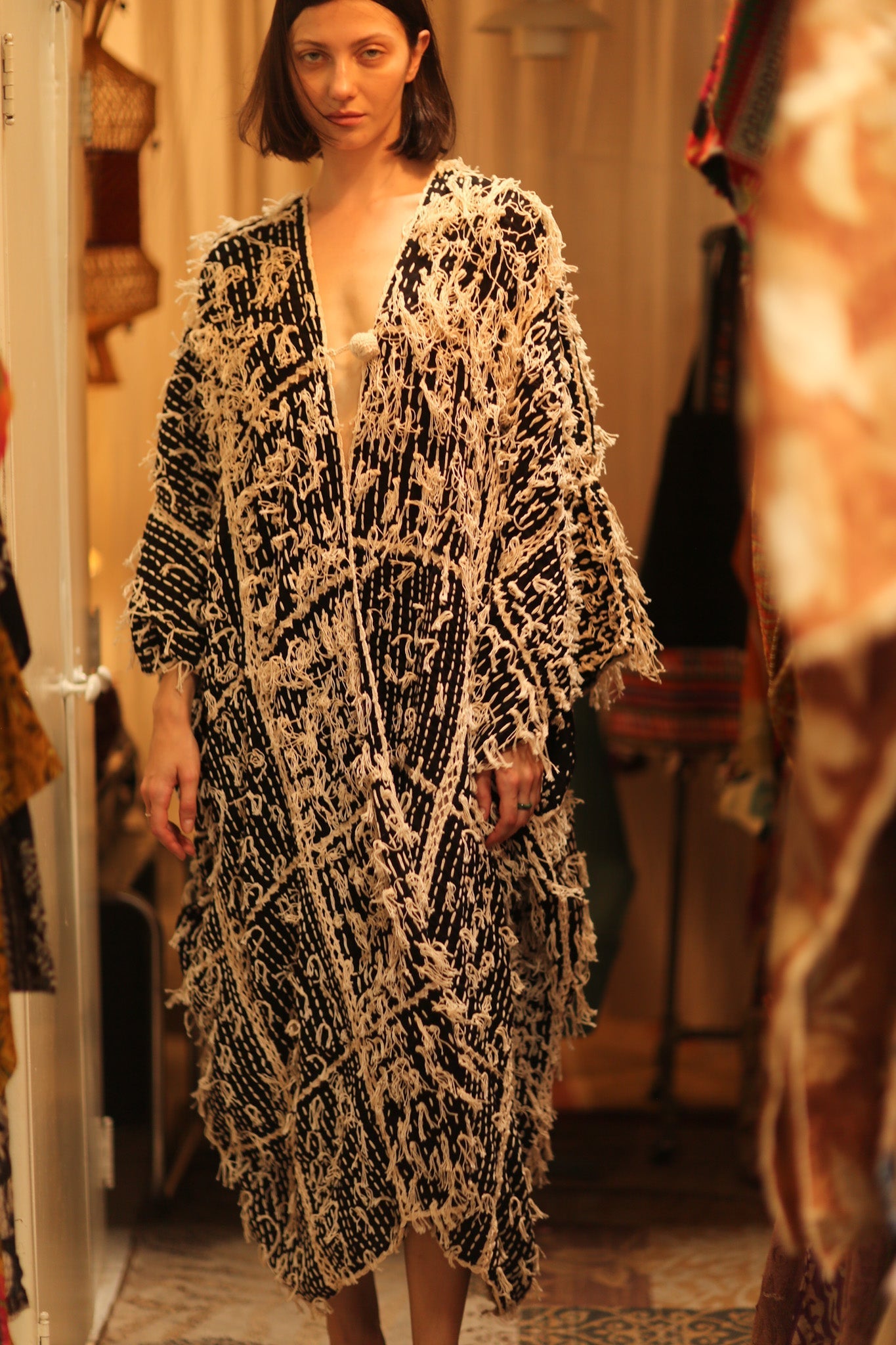 FRINGE KIMONO MATRIXA