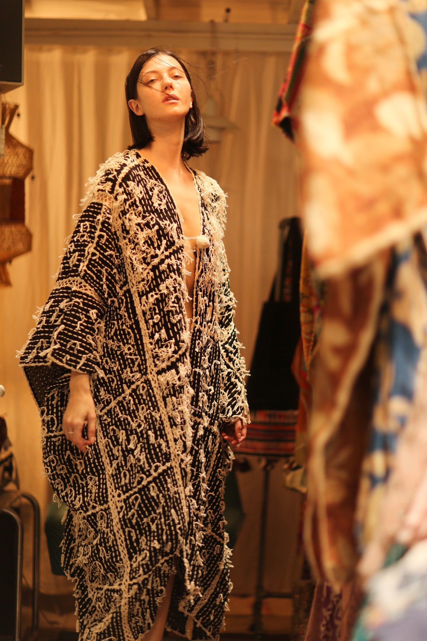 FRINGE KIMONO MATRIXA