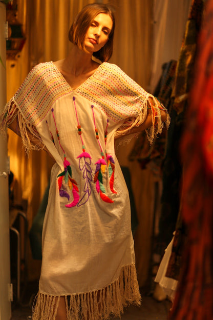 EMBROIDERED COTTON DRESS DREAM GIRL