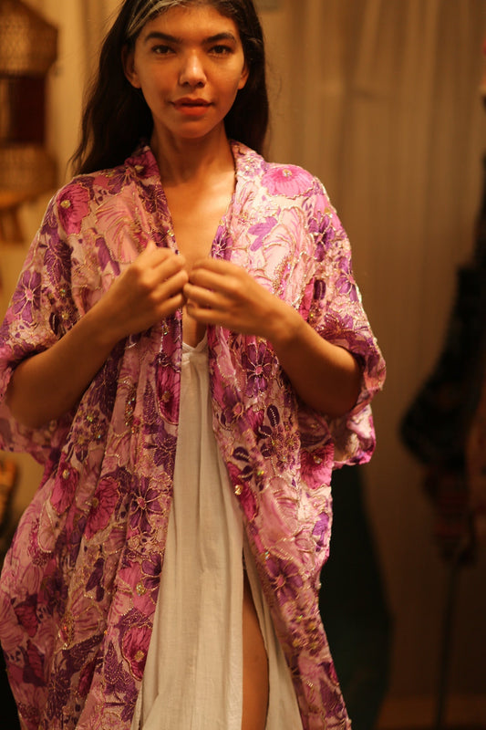 ANDREA EMBROIDERED KIMONO - MOMO STUDIO BERLIN - Berlin Concept Store - sustainable & ethical fashion