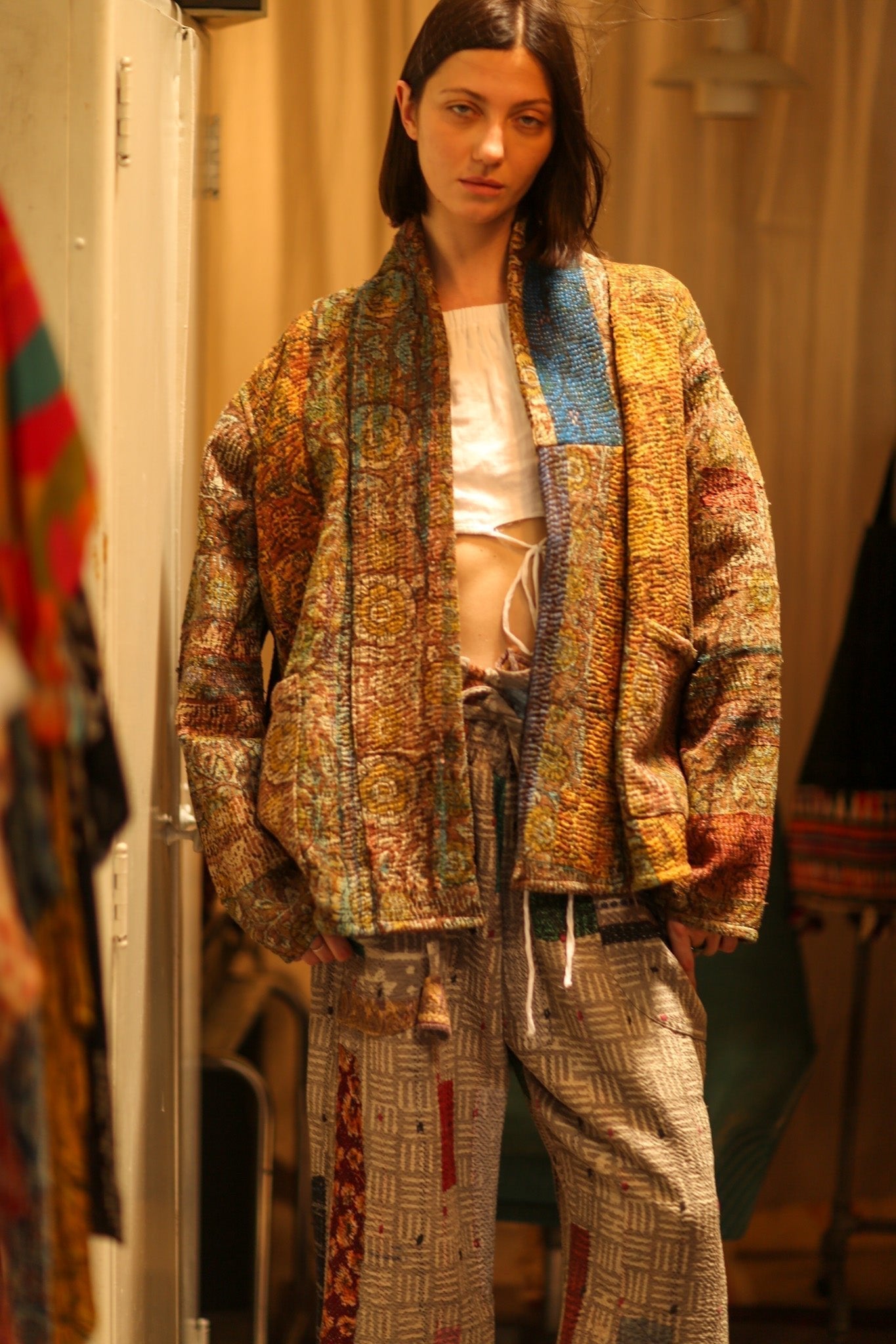 ARTISAN KANTHA KIMONO RIAA - MOMO STUDIO BERLIN - Berlin Concept Store - sustainable & ethical fashion