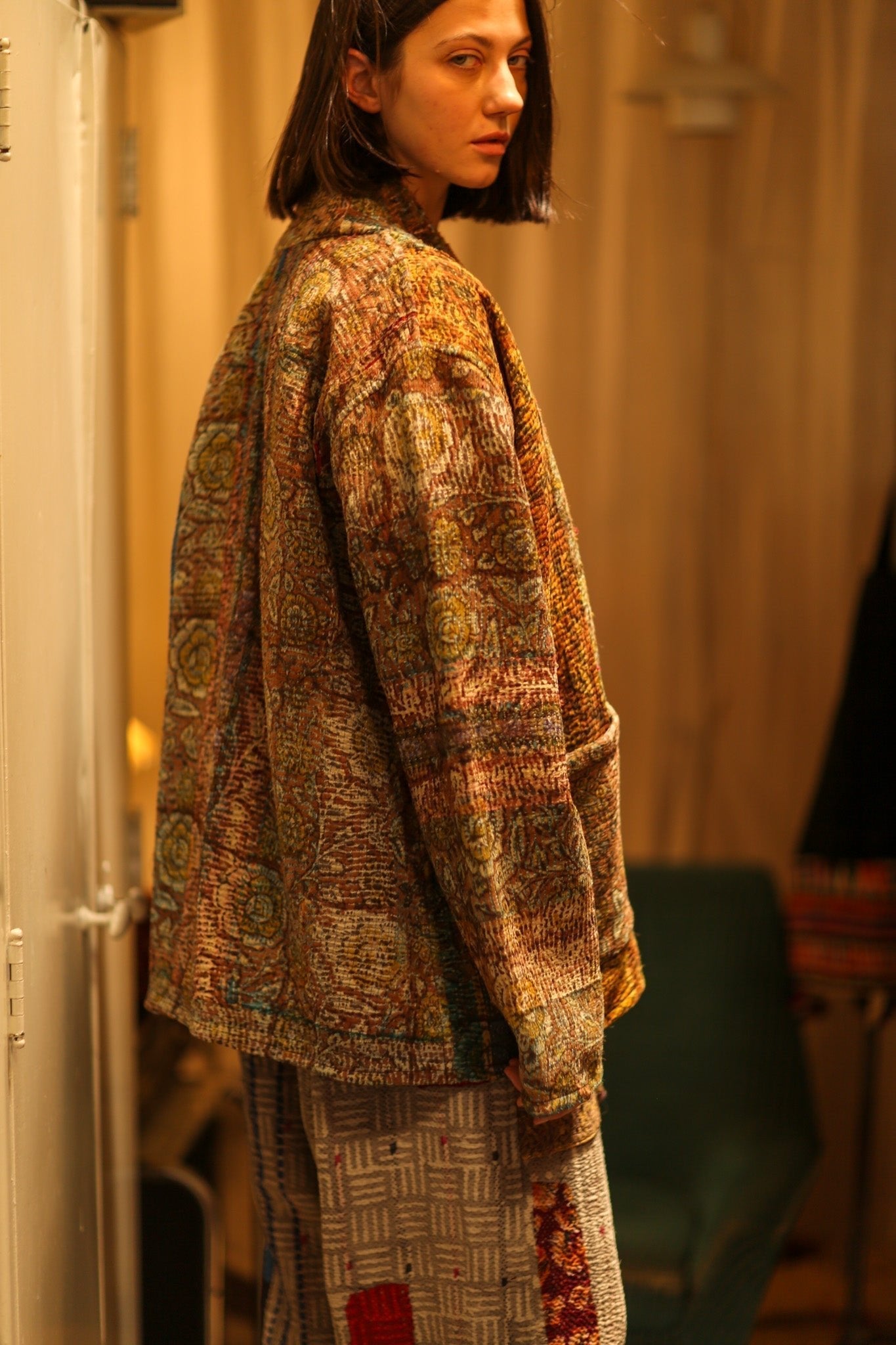 ARTISAN KANTHA KIMONO RIAA - MOMO STUDIO BERLIN - Berlin Concept Store - sustainable & ethical fashion