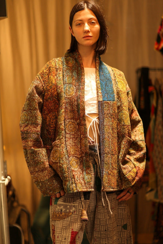 ARTISAN KANTHA KIMONO RIAA - MOMO STUDIO BERLIN - Berlin Concept Store - sustainable & ethical fashion