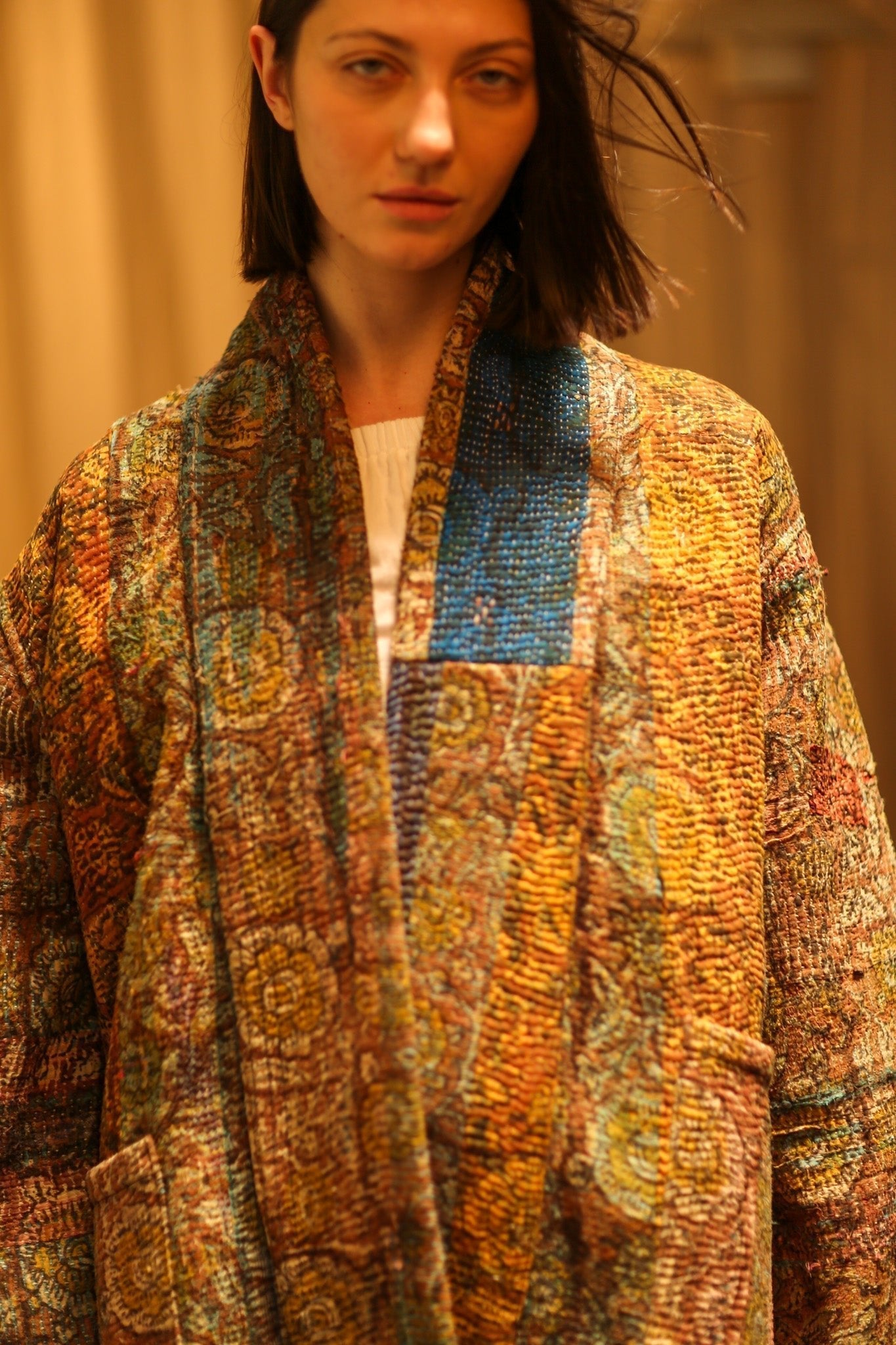 ARTISAN KANTHA KIMONO RIAA - MOMO STUDIO BERLIN - Berlin Concept Store - sustainable & ethical fashion