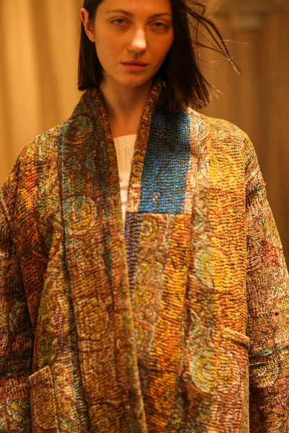 ARTISAN KANTHA KIMONO RIAA - MOMO STUDIO BERLIN - Berlin Concept Store - sustainable & ethical fashion