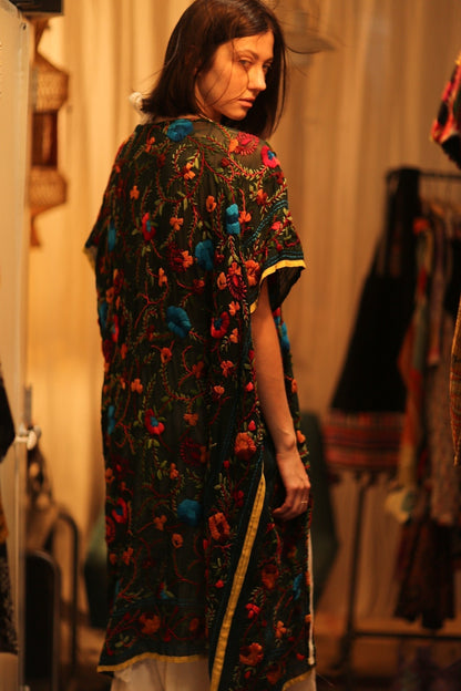 BIANCA EMBROIDERED KIMONO - MOMO STUDIO BERLIN - Berlin Concept Store - sustainable & ethical fashion