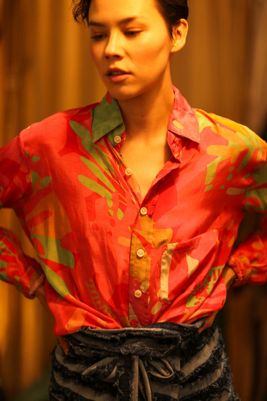 BOYFRIEND BILLIE PINK SPLASH - MOMO STUDIO BERLIN - Berlin Concept Store - sustainable & ethical fashion