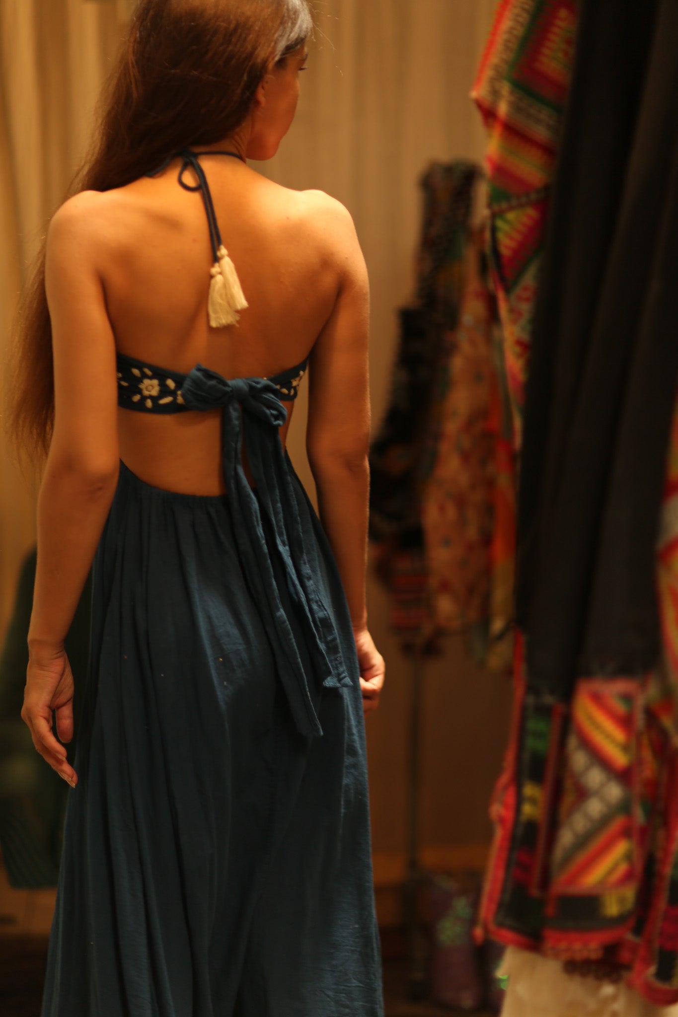 CANDY COTTON EMBROIDERED FLOWER DRESS - MOMO STUDIO BERLIN - Berlin Concept Store - sustainable & ethical fashion