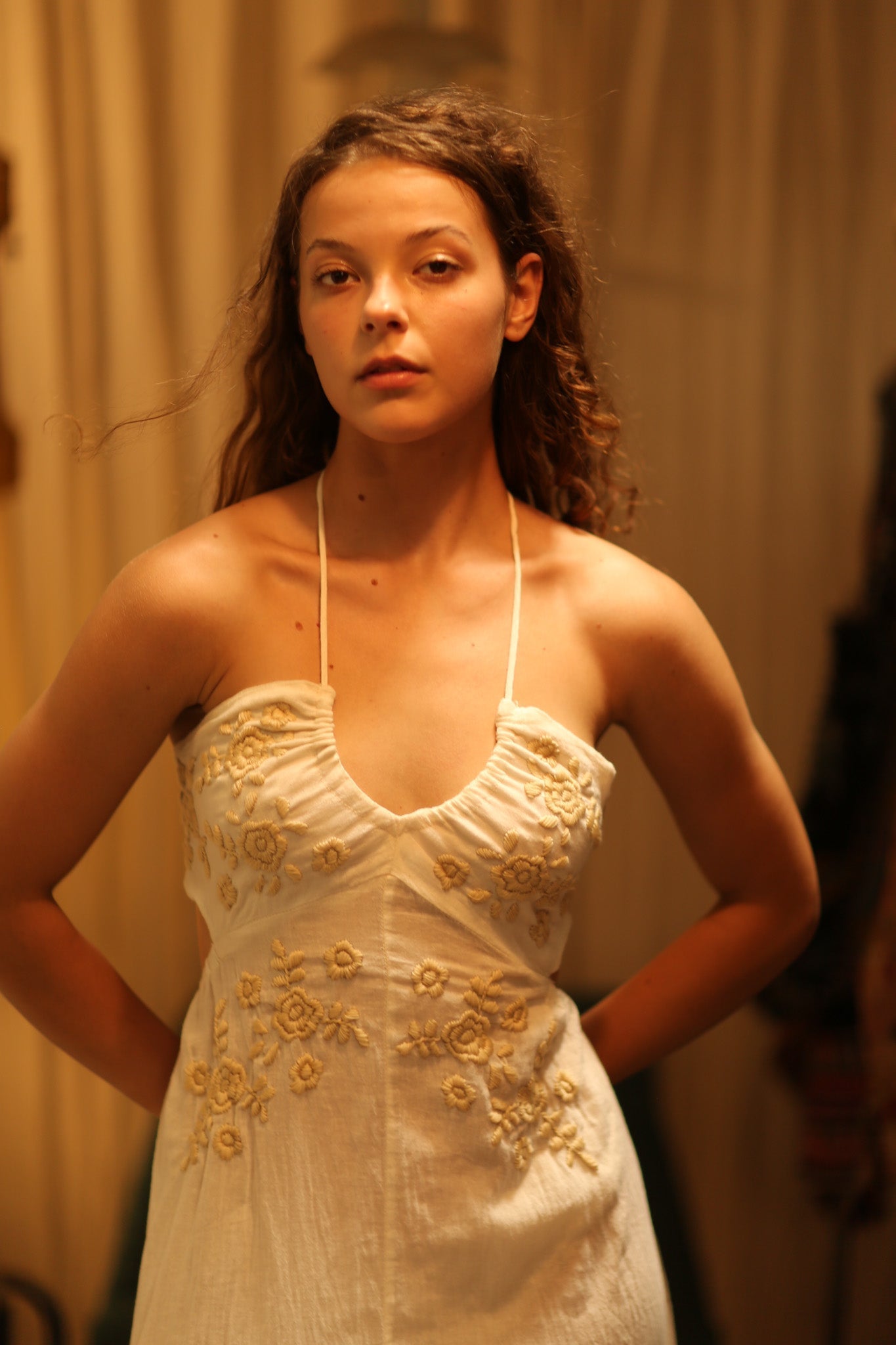 CANDY COTTON EMBROIDERED FLOWER DRESS - MOMO STUDIO BERLIN - Berlin Concept Store - sustainable & ethical fashion