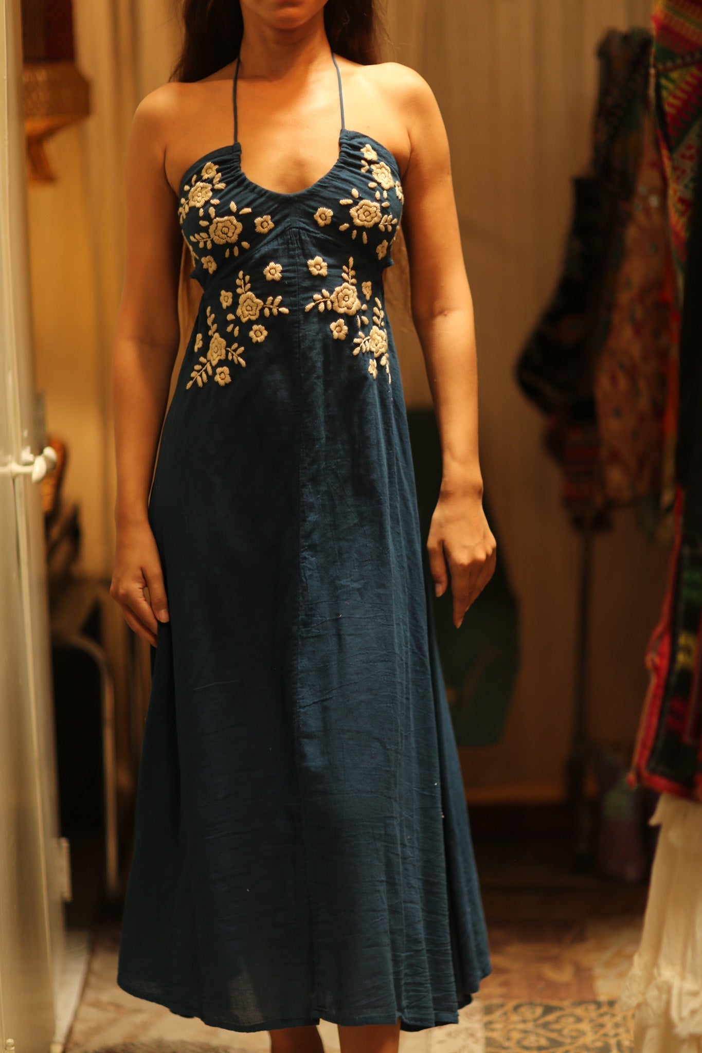 CANDY COTTON EMBROIDERED FLOWER DRESS - MOMO STUDIO BERLIN - Berlin Concept Store - sustainable & ethical fashion