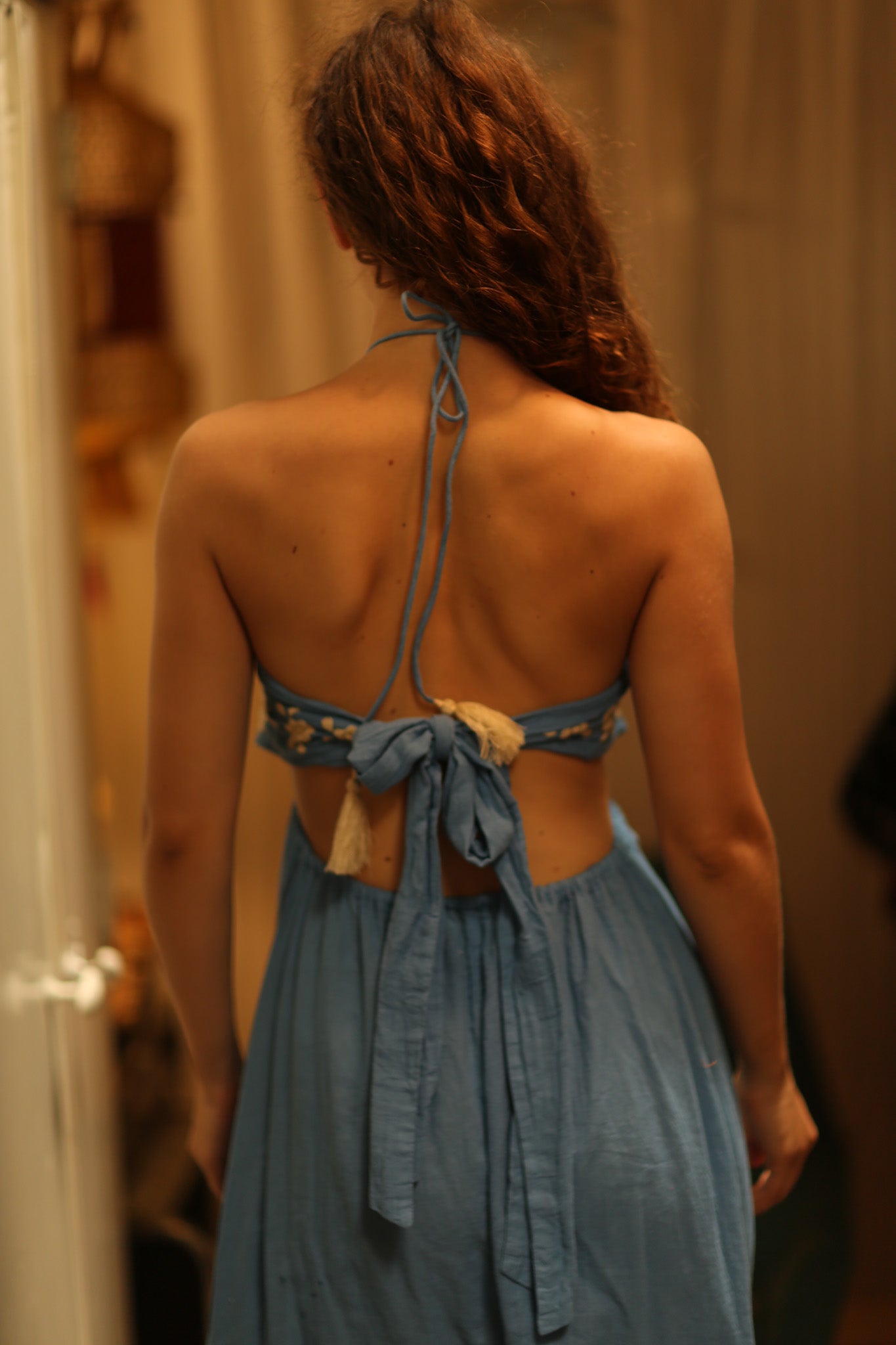 CANDY COTTON EMBROIDERED FLOWER DRESS - MOMO STUDIO BERLIN - Berlin Concept Store - sustainable & ethical fashion