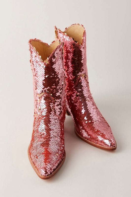 CHAMELEON SEQUIN BOOTS - MOMO STUDIO BERLIN - Berlin Concept Store - sustainable & ethical fashion