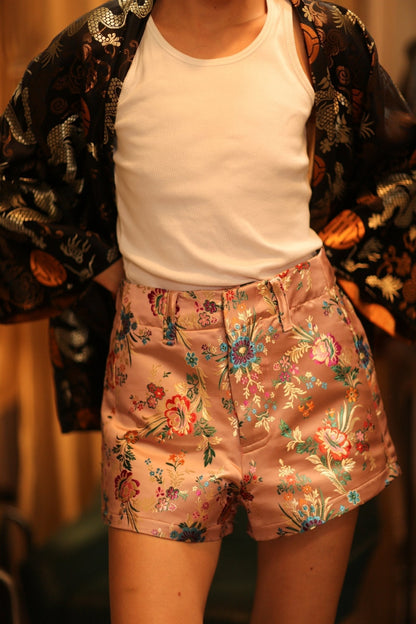 CHINESE SILK SHORT PANTS MEI LING - MOMO STUDIO BERLIN - Berlin Concept Store - sustainable & ethical fashion
