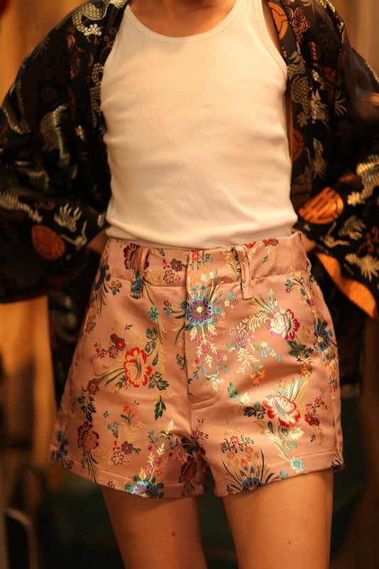 CHINESE SILK SHORT PANTS MEI LING - MOMO STUDIO BERLIN - Berlin Concept Store - sustainable & ethical fashion