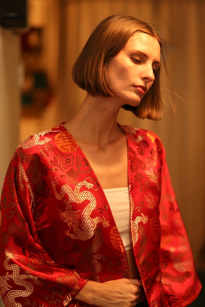 CHINESE TRAGON KIMONO JACKET LUCA - MOMO STUDIO BERLIN - Berlin Concept Store - sustainable & ethical fashion