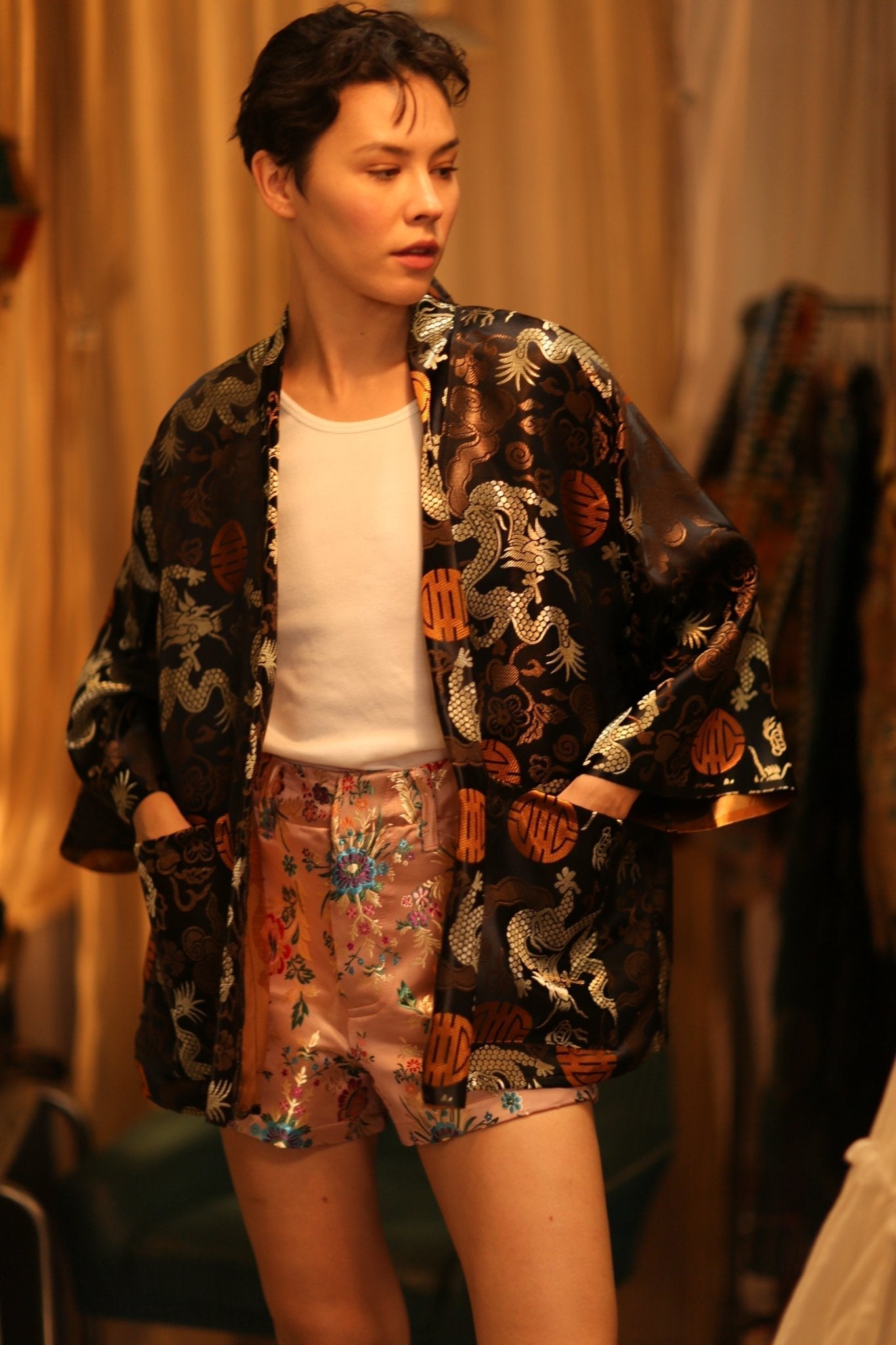 CHINESE TRAGON KIMONO JACKET LUCA - MOMO STUDIO BERLIN - Berlin Concept Store - sustainable & ethical fashion