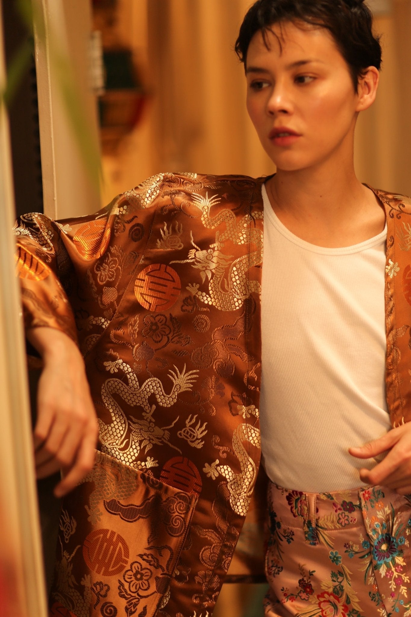 CHINESE TRAGON KIMONO JACKET LUCA - MOMO STUDIO BERLIN - Berlin Concept Store - sustainable & ethical fashion