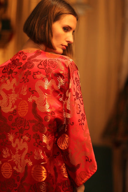CHINESE TRAGON KIMONO JACKET LUCA - MOMO STUDIO BERLIN - Berlin Concept Store - sustainable & ethical fashion