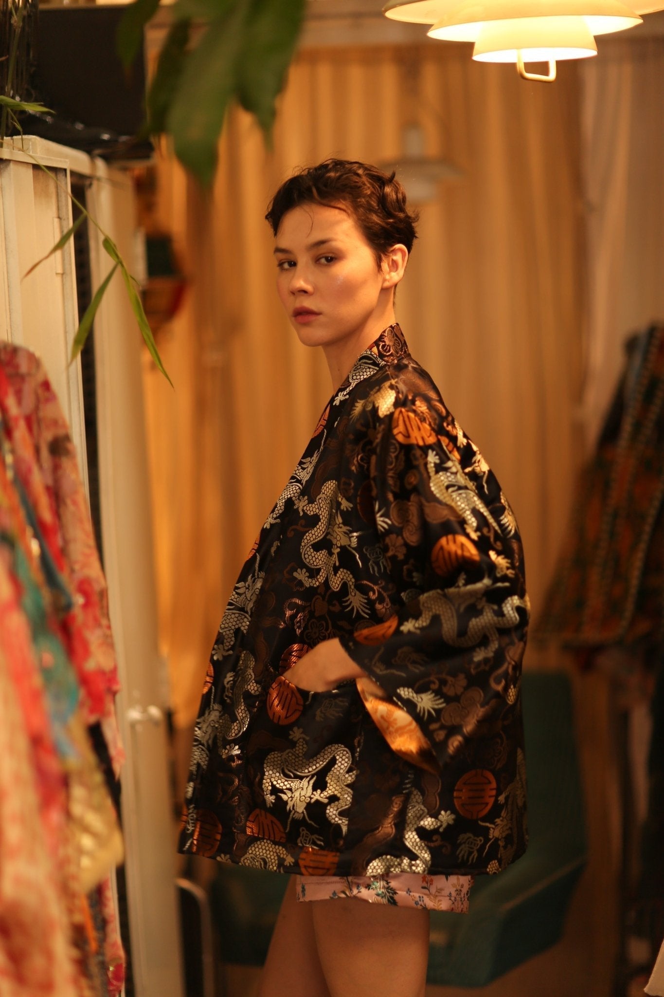 CHINESE TRAGON KIMONO JACKET LUCA - MOMO STUDIO BERLIN - Berlin Concept Store - sustainable & ethical fashion