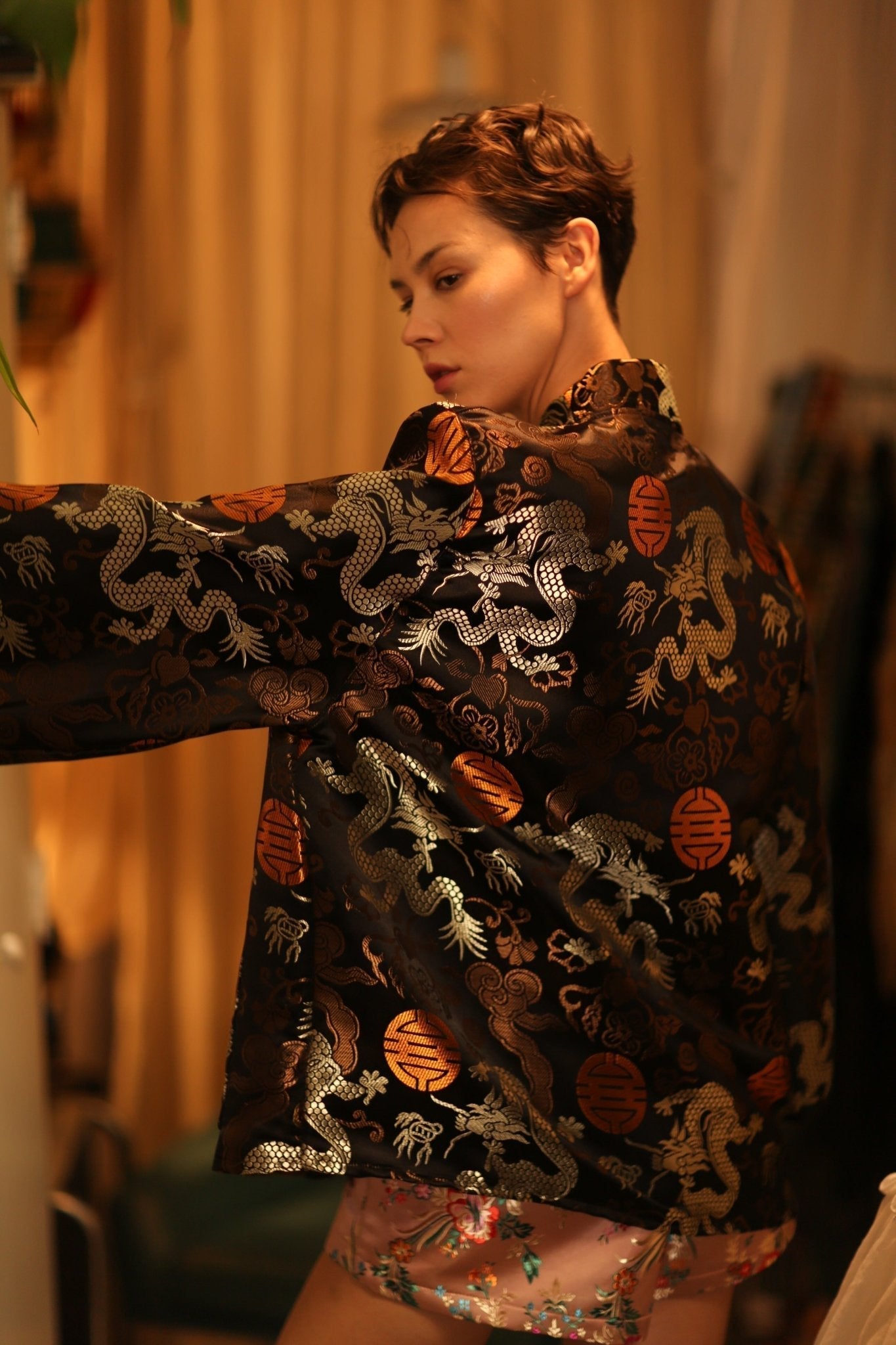 CHINESE TRAGON KIMONO JACKET LUCA - MOMO STUDIO BERLIN - Berlin Concept Store - sustainable & ethical fashion