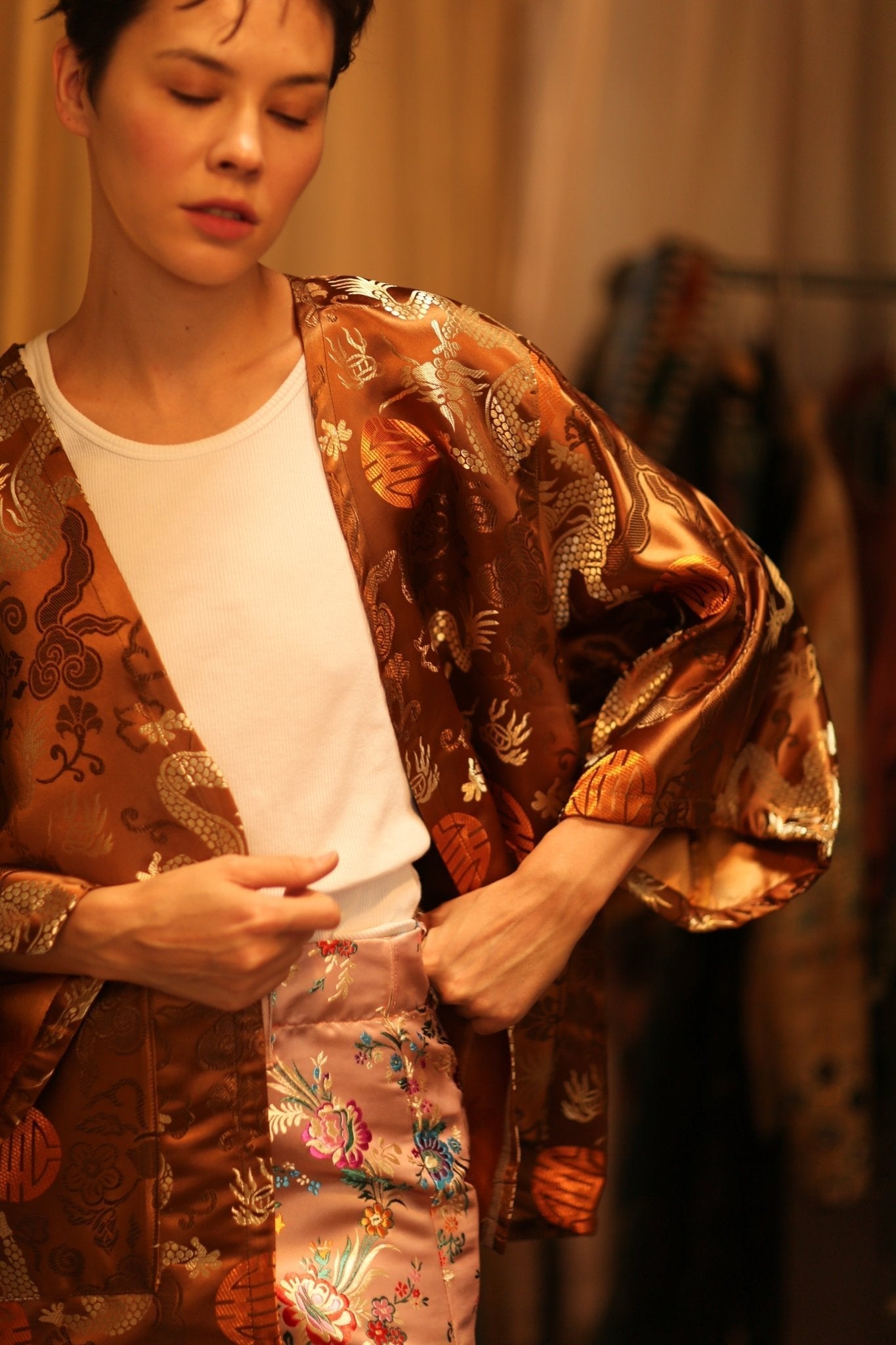 CHINESE TRAGON KIMONO JACKET LUCA - MOMO STUDIO BERLIN - Berlin Concept Store - sustainable & ethical fashion