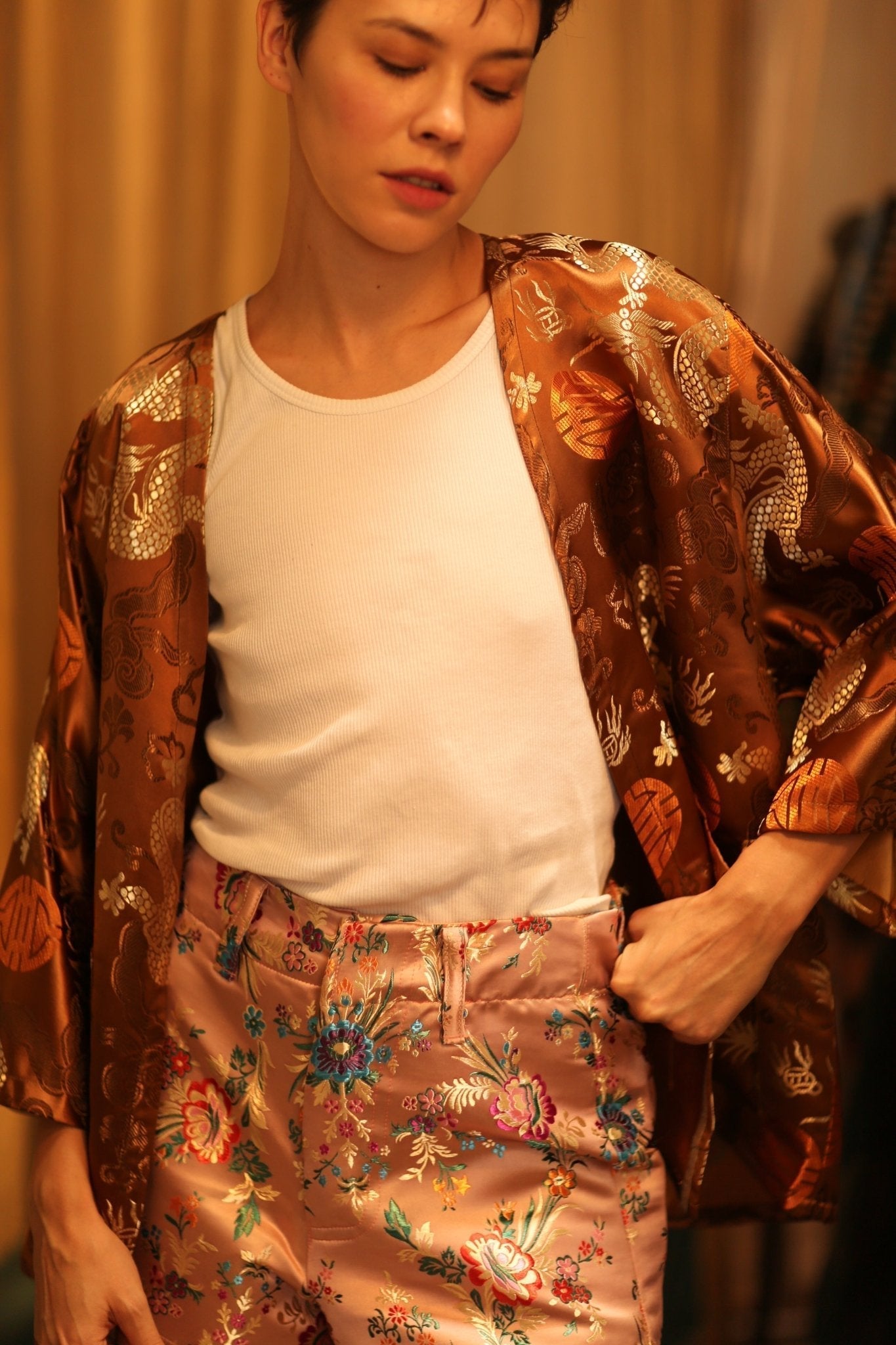 CHINESE TRAGON KIMONO JACKET LUCA - MOMO STUDIO BERLIN - Berlin Concept Store - sustainable & ethical fashion