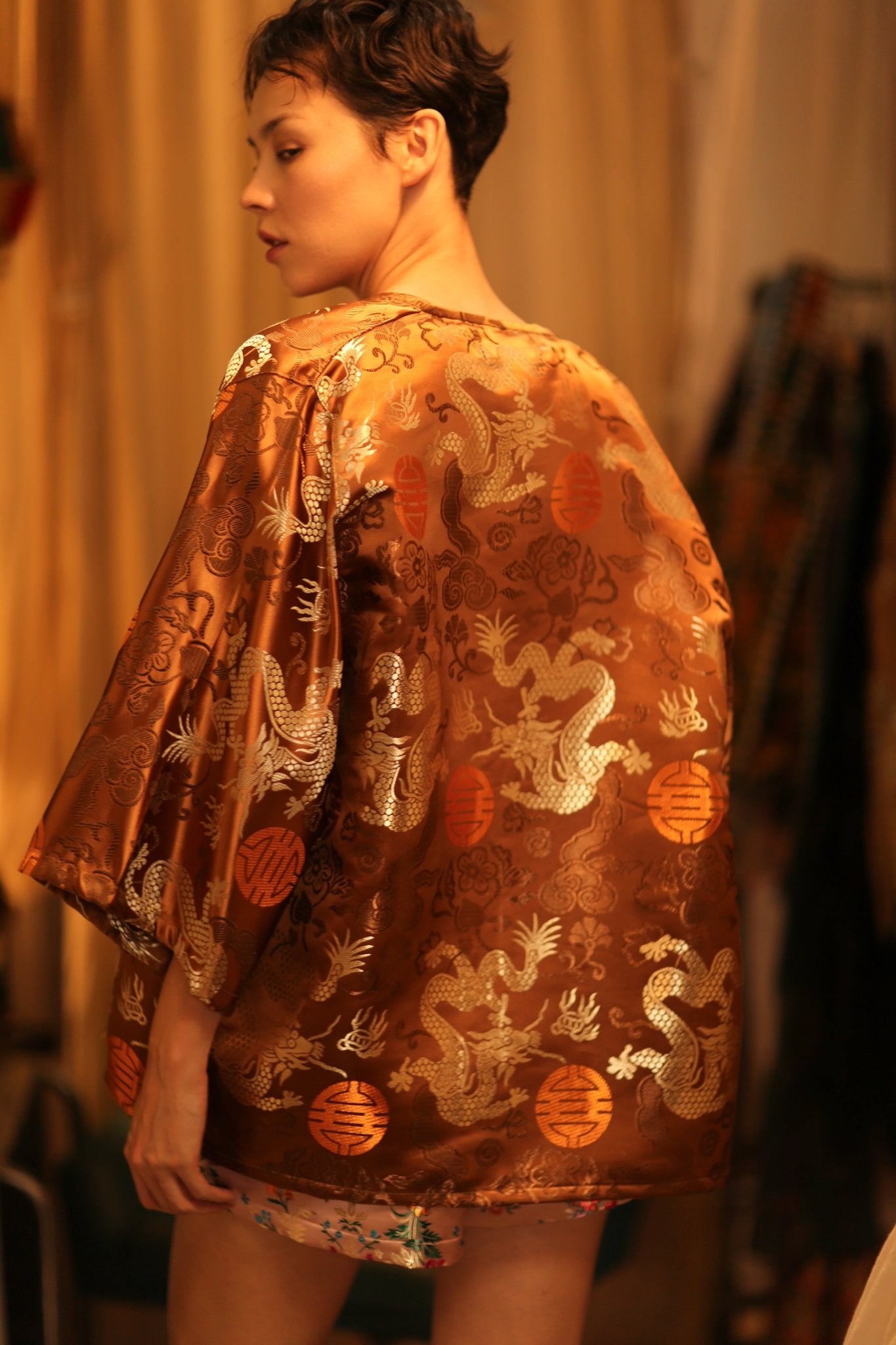 CHINESE TRAGON KIMONO JACKET LUCA - MOMO STUDIO BERLIN - Berlin Concept Store - sustainable & ethical fashion