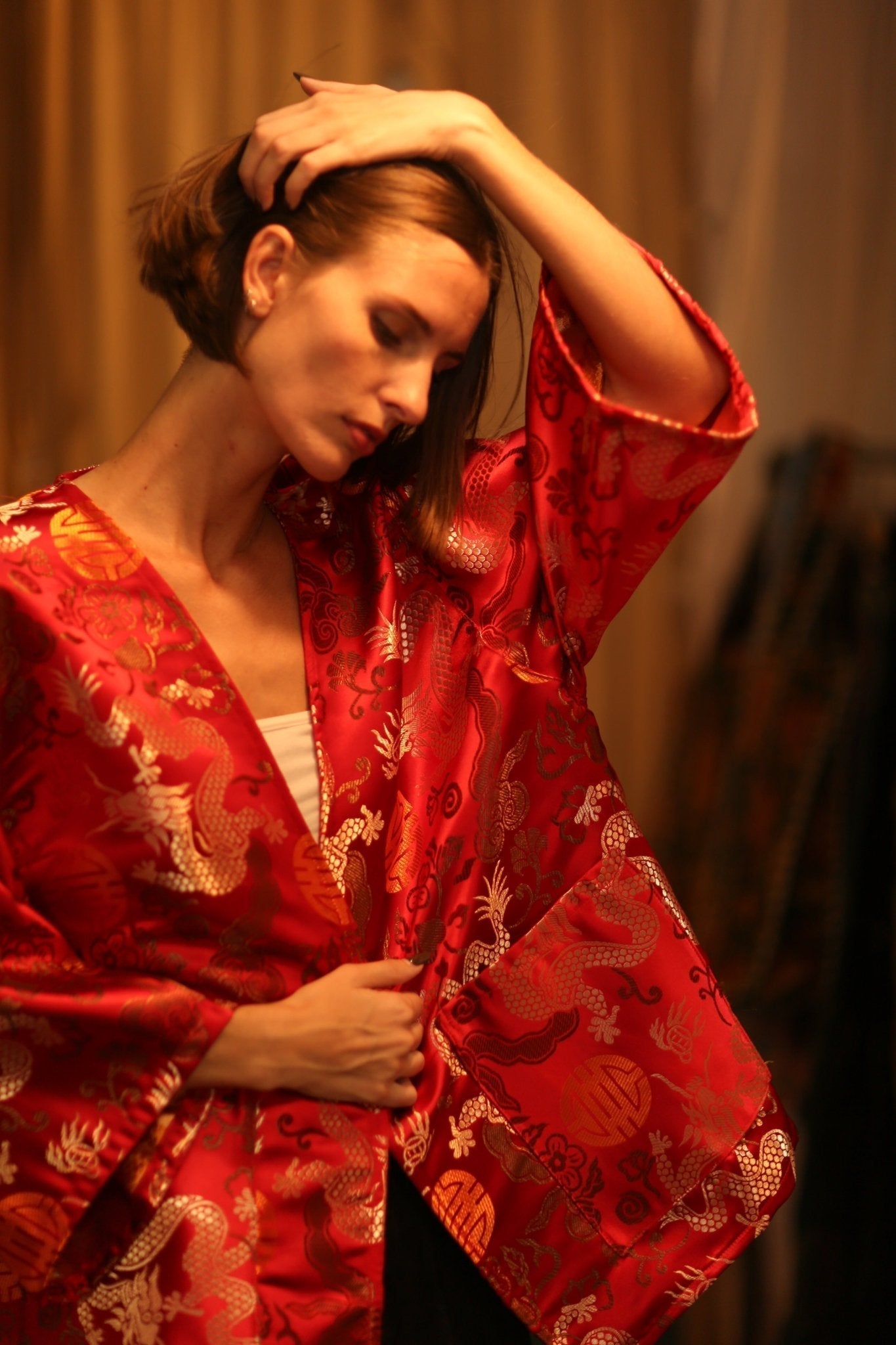 CHINESE TRAGON KIMONO JACKET LUCA - MOMO STUDIO BERLIN - Berlin Concept Store - sustainable & ethical fashion