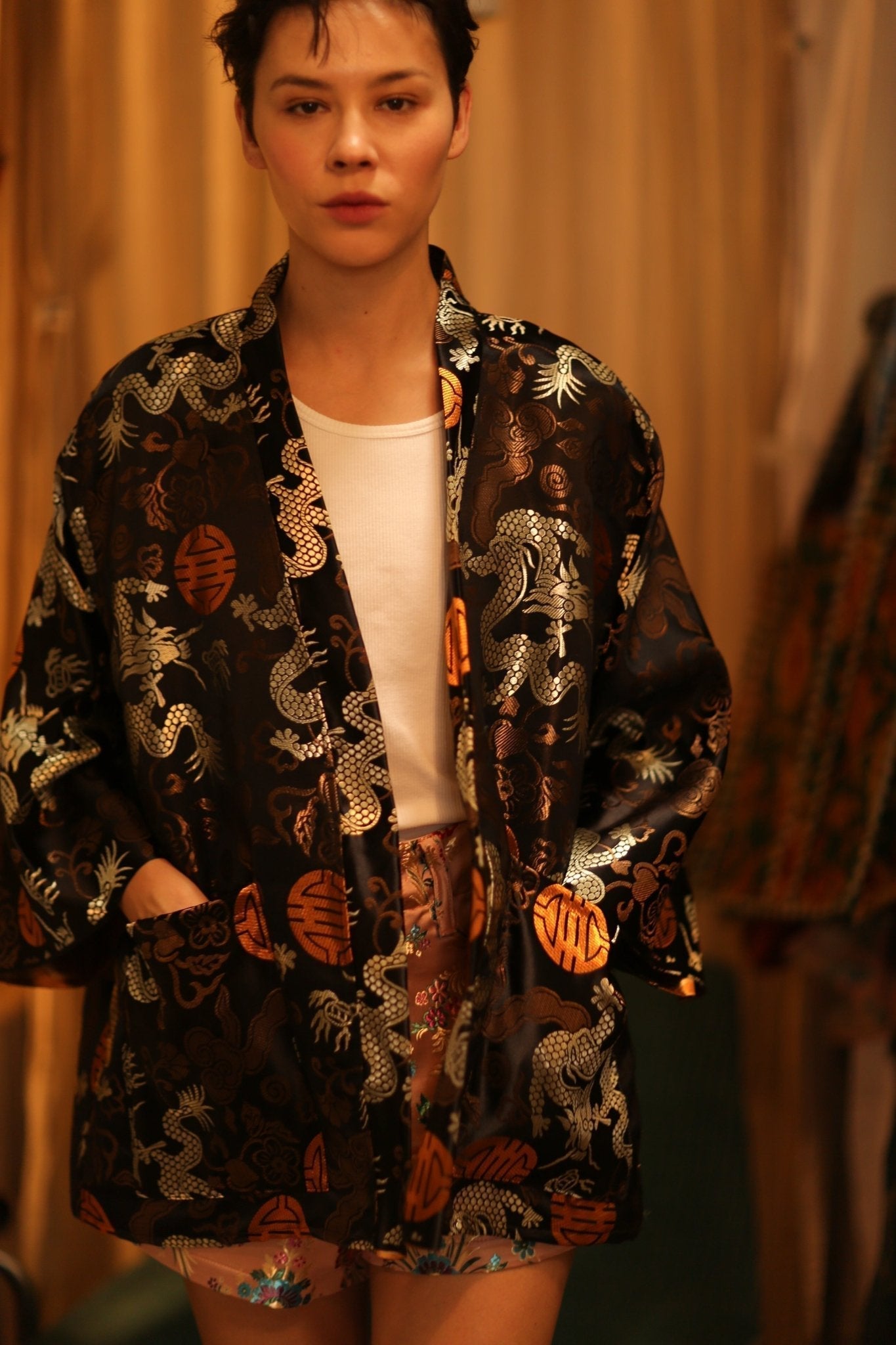 CHINESE TRAGON KIMONO JACKET LUCA - MOMO STUDIO BERLIN - Berlin Concept Store - sustainable & ethical fashion