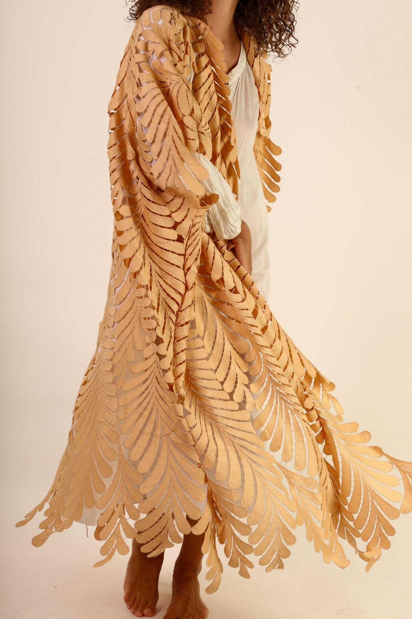 COTTON LACE KIMONO LEILA - MOMO STUDIO BERLIN - Berlin Concept Store - sustainable & ethical fashion